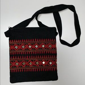 Jute shoulder bag